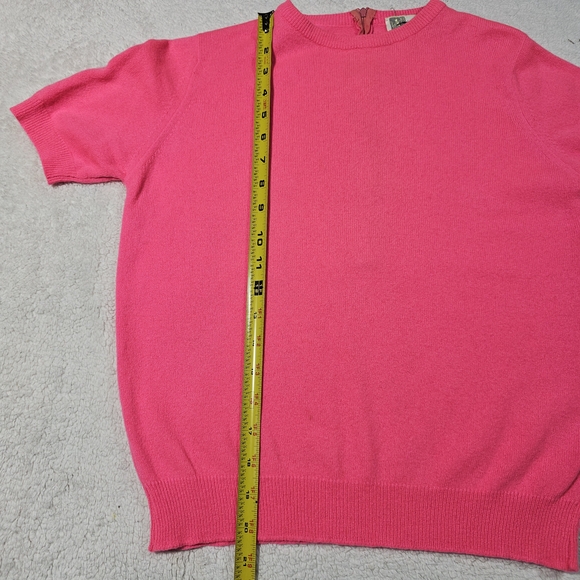 Dalton Sweater S Pink 100% Cashmere. - Picture 6 of 6